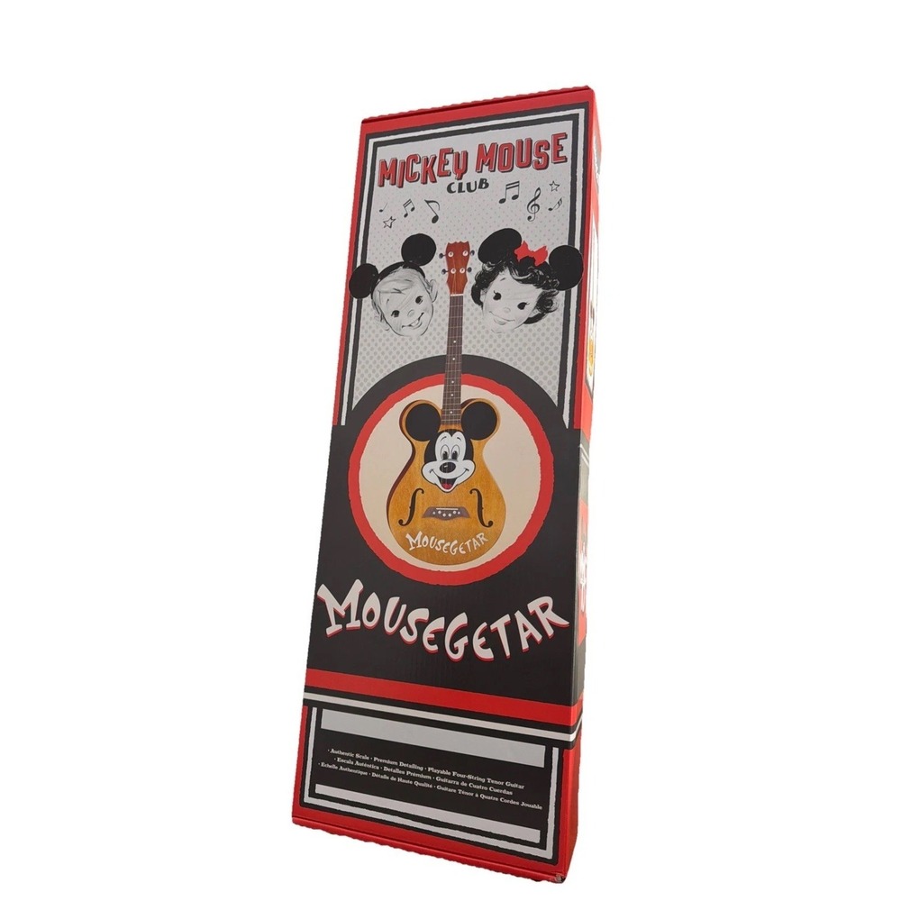 Disney Parks Mickey Mouse Club 70th Mousegetar Guitar Replica, NIB